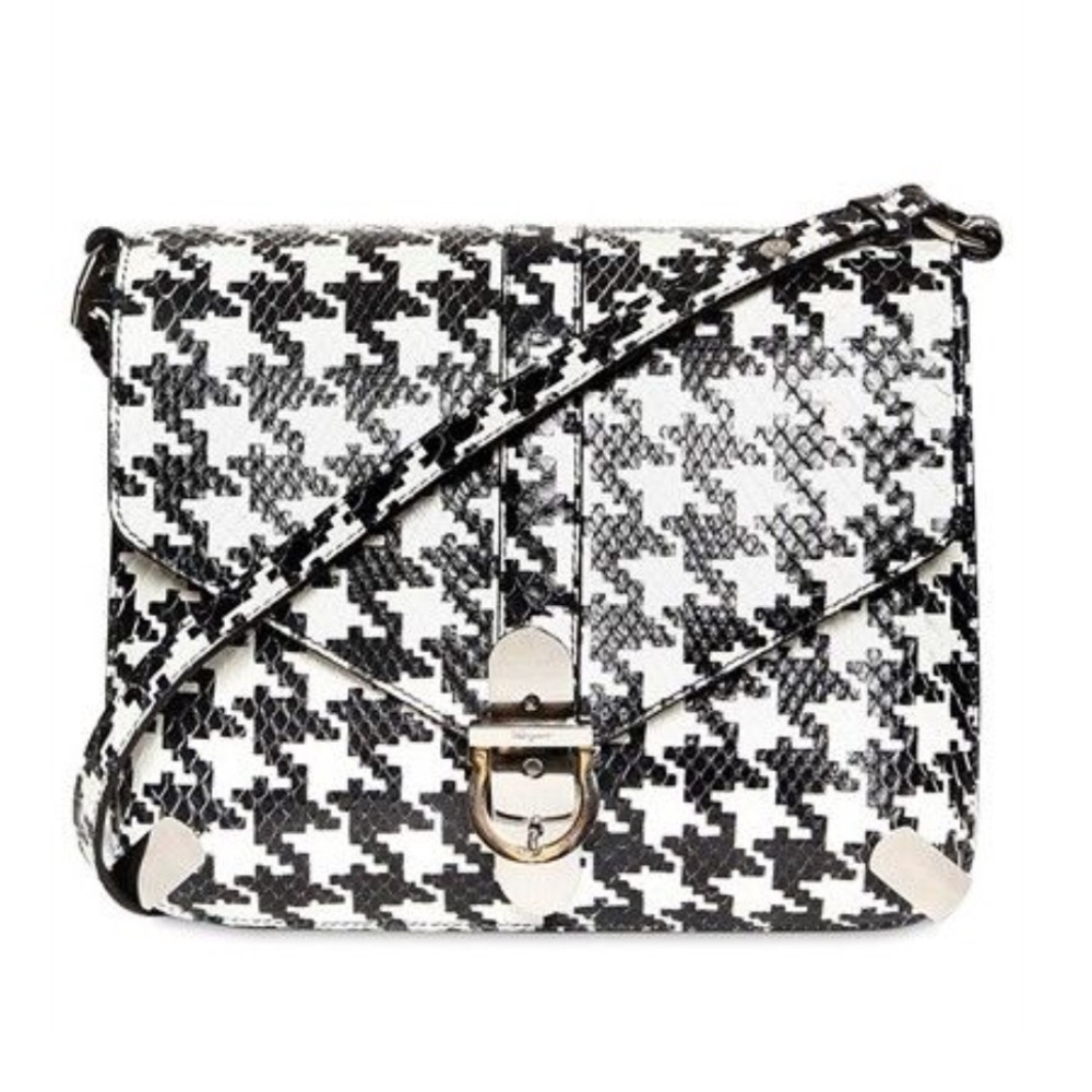 Salvatore Ferragamo Print Python Shoulder Bag